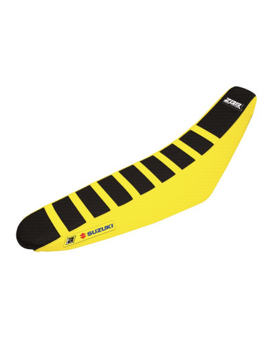 Housse Selle BLACKBIRD Housse de selle BLACKBIRD Zebra jaune/noir Suzuki RM-Z450