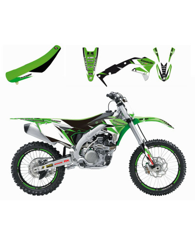 KIT STICKERS BLACKBIRD Kit complet BLACKBIRD Dream Graphic 3 Kawasaki KX250F