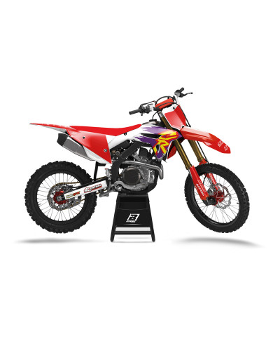KIT STICKERS BLACKBIRD Kit complet BLACKBIRD Retro - Honda CR250/450