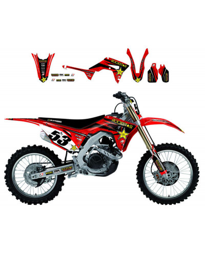 KIT STICKERS BLACKBIRD Kit déco BLACKBIRD Rockstar Energy Honda CR125/250R