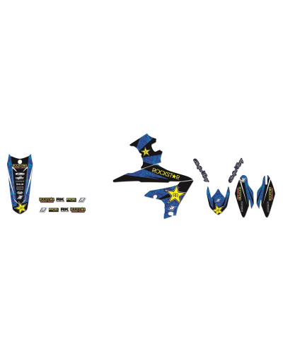 KIT STICKERS BLACKBIRD Kit déco BLACKBIRD Rockstar Energy Yamaha YZ450F