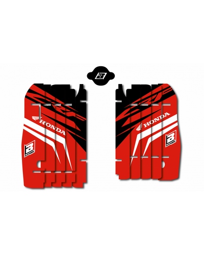 KIT STICKERS BLACKBIRD Kit déco de cache radiateur BLACKBIRD Dream Graphic 4 Honda CRF450