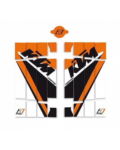 KIT STICKERS BLACKBIRD Kit déco de cache radiateur BLACKBIRD KTM Trophy 19 KTM SX/SX-F