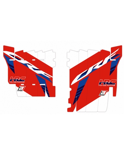 KIT STICKERS BLACKBIRD Kit déco de cache radiateur BLACKBIRD Replica Team HRC 2020 Honda