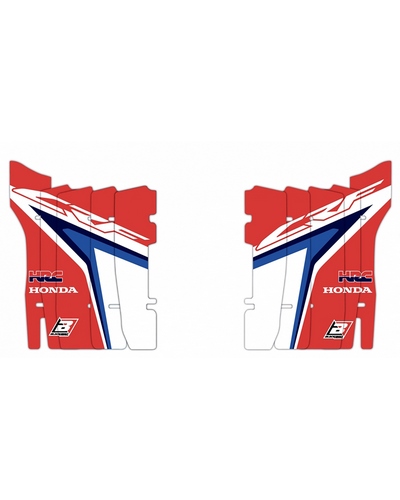 KIT STICKERS BLACKBIRD Kit déco de cache radiateur BLACKBIRD Replica Team HRC 2020 Honda