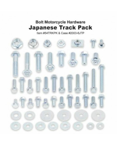 Visserie Moto Standard BOLT Track Pack 2 Bolt Honda/Kawasaki/Suzuki/Yamaha