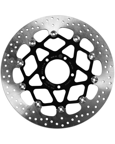 Disque Frein Moto BREMBO DISQUE AVANT BREMBO 78B408B2 DUCATI SCRAMBLER 15-17 SEMI FLOTTANT