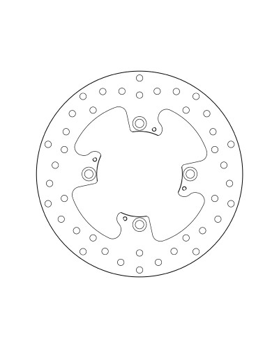 Disque Frein Moto BREMBO Disque de frein BREMBO Oro rond fixe