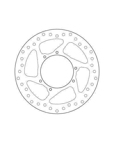 Disque Frein Moto BREMBO Disque de frein BREMBO Série Oro fixe - 68B407N3