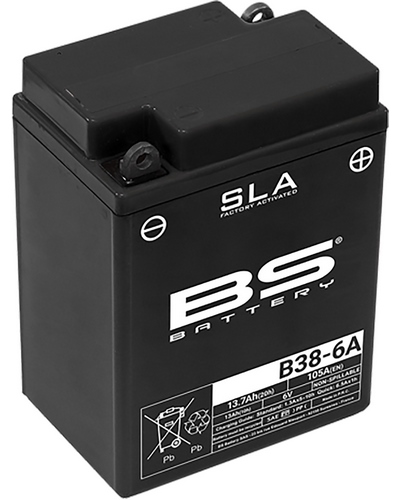 Batterie Moto BS BATTERY Batterie BS B38-6A SLA