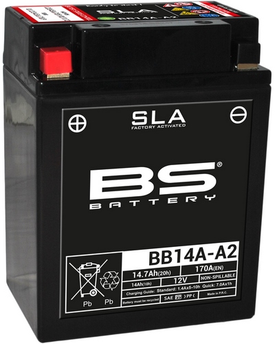 Batterie Moto BS BATTERY Batterie BS BB14A-A2-SLA