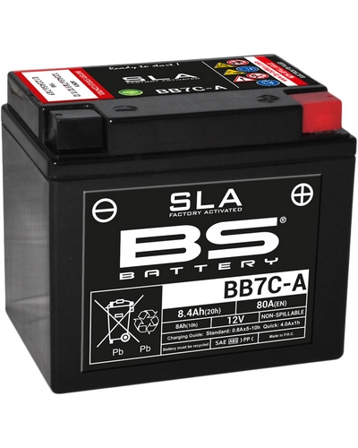 Batterie Moto BS BATTERY Batterie BS BB7C-A-SLA
