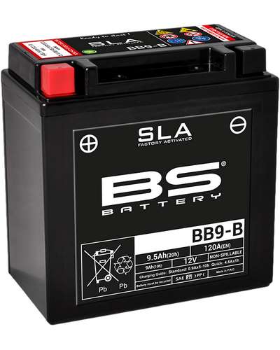 BS BATTERY Batterie BS BB9-B-SLA  