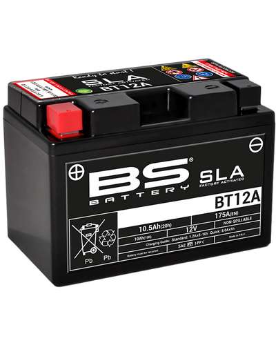 Batterie Moto BS BATTERY Batterie BS BT12A-SLA
