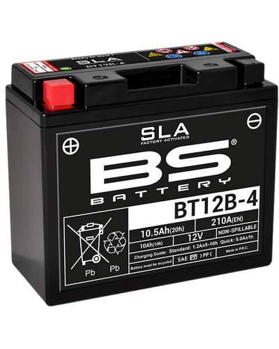 Batterie Moto BS BATTERY Batterie BS BT12B-4-SLA