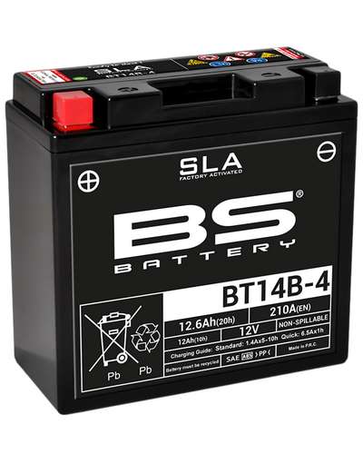 Batterie Moto BS BATTERY Batterie BS BT14B-4-SLA