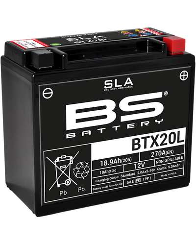 BS BATTERY Batterie BS BTX20HL-SLA  
