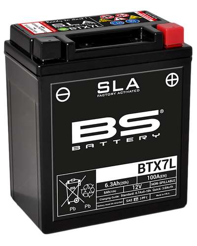 Batterie Moto BS BATTERY Batterie BS BTX7L-SLA