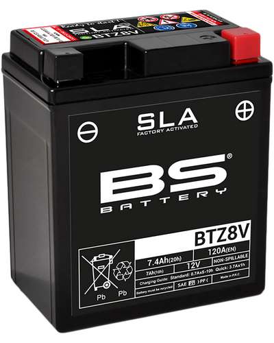 Batterie Moto BS BATTERY Batterie BTZ8V-SLA