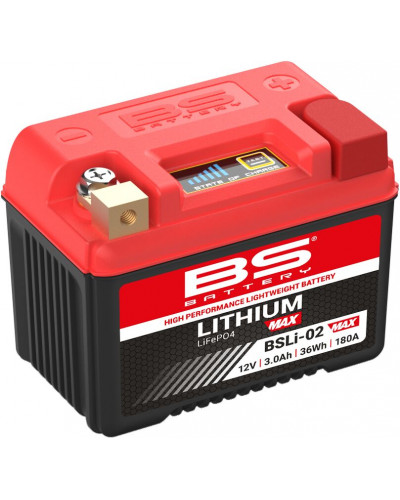BATTERIE LITHIUM BS BATTERY BATTERY LITHIUM-MAX BSLI-02