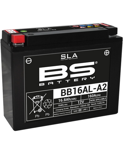 Batterie Moto BS BATTERY BS BB16AL-A2-SLA