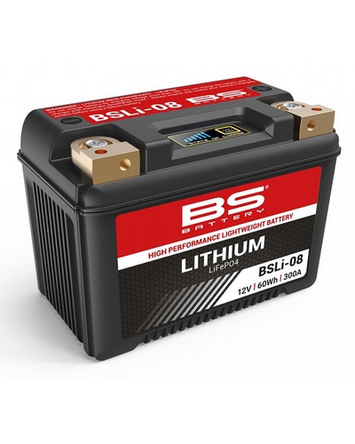 Batterie Moto BS LITHIUM LITHIUM BS BSLI-08