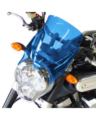Saute Vent Moto Spécifique BULLSTER 23cm Yamaha 1700 MT01 2005-14 BLEU CLAIR