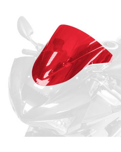 Bulle Spécifique BULLSTER DC Kawasaki ZZR1400 2006-16 ROUGE FLUO