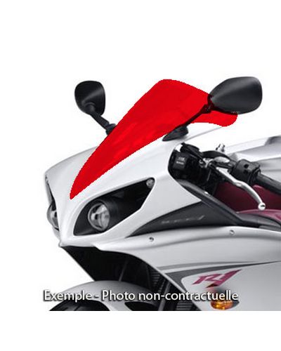 Bulle Spécifique BULLSTER DC Yamaha YZF-R1 2009-14 ROUGE FLUO