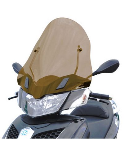 Pare Brise BULLSTER GT 66cm 125/300 MP3 Urban 2011-14 MARRON CLAIR