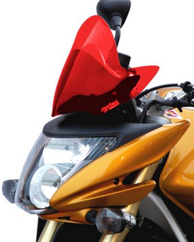 Saute Vent Moto Spécifique BULLSTER Honda 600 Hornet 2007-10 ROUGE FLUO