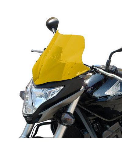 Saute Vent Moto Spécifique BULLSTER HP Honda 600 Hornet 2011-14 JAUNE