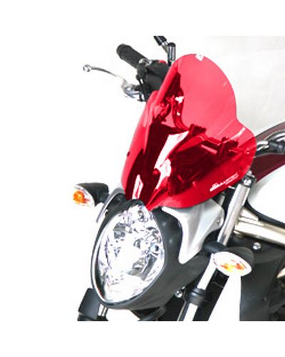 Saute Vent Moto Spécifique BULLSTER HP Suzuki 650 Gladius 2009-14 31cm ROUGE