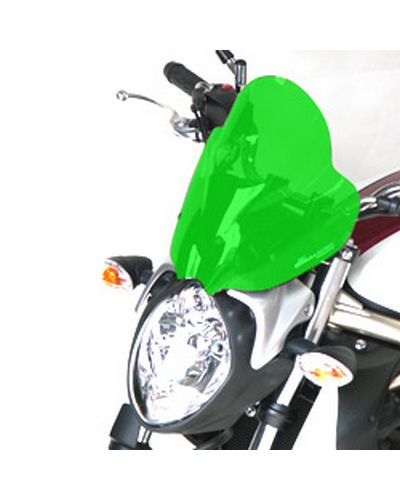 Saute Vent Moto Spécifique BULLSTER HP Suzuki 650 Gladius 2009-14 31cm VERT FLUO