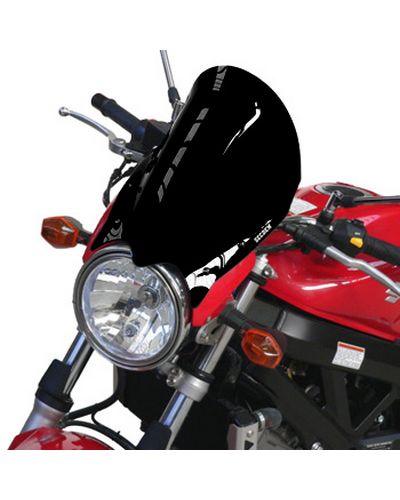 Saute Vent Moto Spécifique BULLSTER HP Suzuki SV650 N 2006-12 NOIR OPAQUE