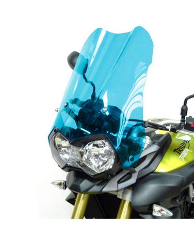 Pare Brise BULLSTER HP Triumph Tiger 800 2011-14 BLEU FLUO