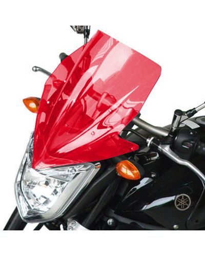 Saute Vent Moto Spécifique BULLSTER HP Yamaha FZ1 2006-14 ROUGE FLUO