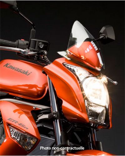 Saute Vent Moto Spécifique BULLSTER Kawasaki ER6 N 2009-10 INCOLORE