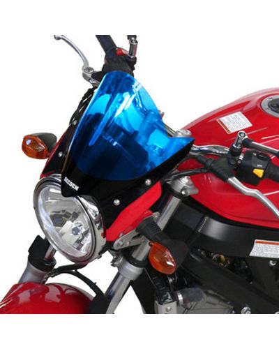 Saute Vent Moto Spécifique BULLSTER STD Suzuki SV650 N 2006-12 BLEU FLUO