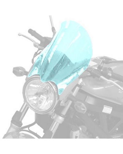 Saute Vent Moto Spécifique BULLSTER Suzuki 650 Bandit N 2009-14/ 1250 Bandit N 2010-12 BLEU FLUO