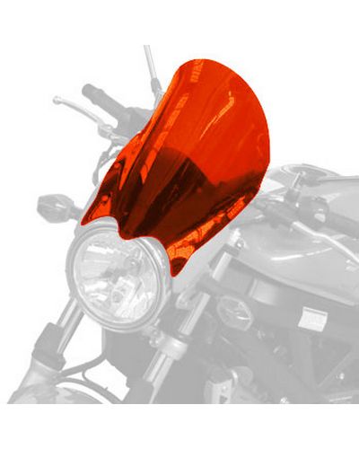 Saute Vent Moto Spécifique BULLSTER Suzuki 650 Bandit N 2009-14/ 1250 Bandit N 2010-12 ROUGE FLUO