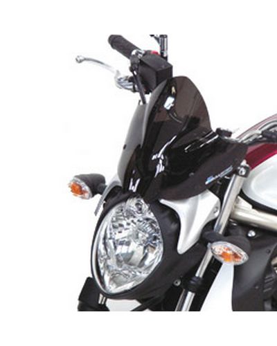 Saute Vent Moto Spécifique BULLSTER Suzuki 650 Gladius 2009-14 25cm FUMÉ NOIR