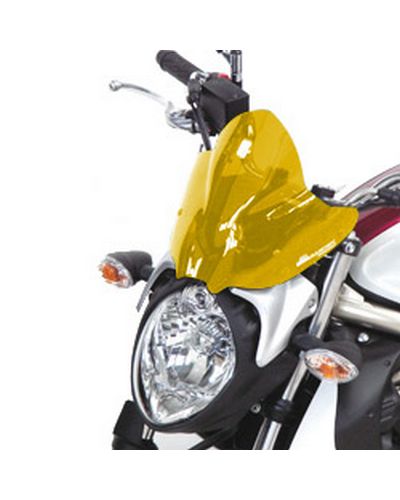 Saute Vent Moto Spécifique BULLSTER Suzuki 650 Gladius 2009-14 25cm JAUNE