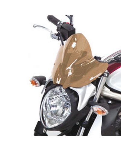 Saute Vent Moto Spécifique BULLSTER Suzuki 650 Gladius 2009-14 25cm MARRON CLAIR