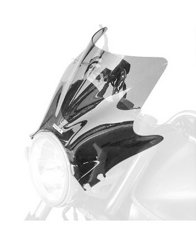 Saute Vent Moto Spécifique BULLSTER Suzuki GSX 1400 2002-10 FUMÉ GRIS