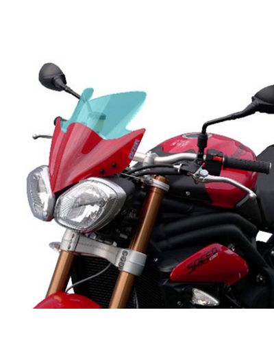 Saute Vent Moto Spécifique BULLSTER Triumph 675 Street Triple / 1050 Speed Triple Naked 2011-15 BLEU