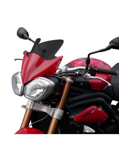 Saute Vent Moto Spécifique BULLSTER Triumph 675 Street Triple / 1050 Speed Triple Naked 2011-15 NOIR