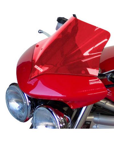 Bulle Spécifique BULLSTER Triumph Street Triple 675 2007-11 ROUGE FLUO