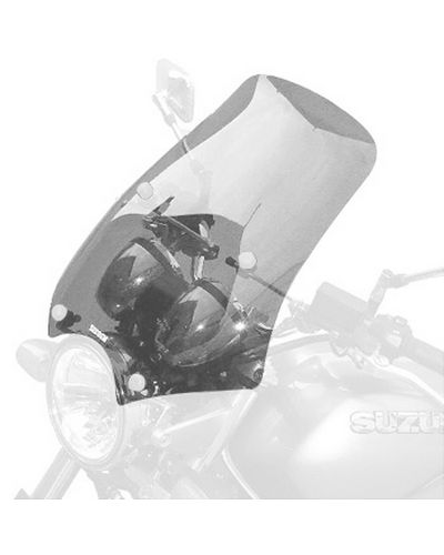 Pare Brise Moto BULLSTER Universel Diablo 48cm FUMÉ GRIS