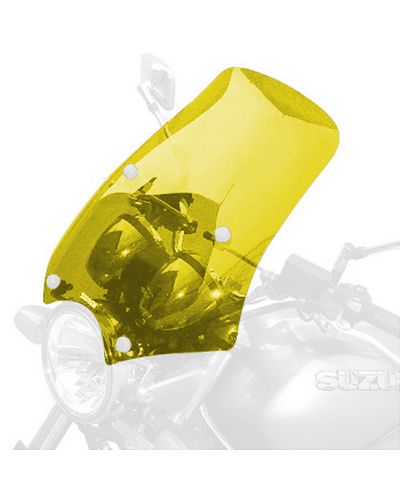 Pare Brise Moto BULLSTER Universel Diablo 48cm JAUNE